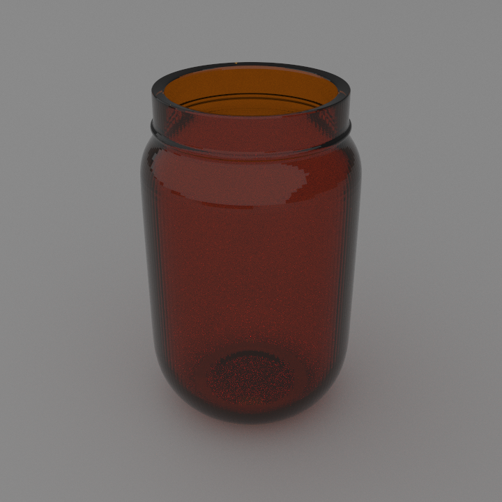 Jar made of honey
